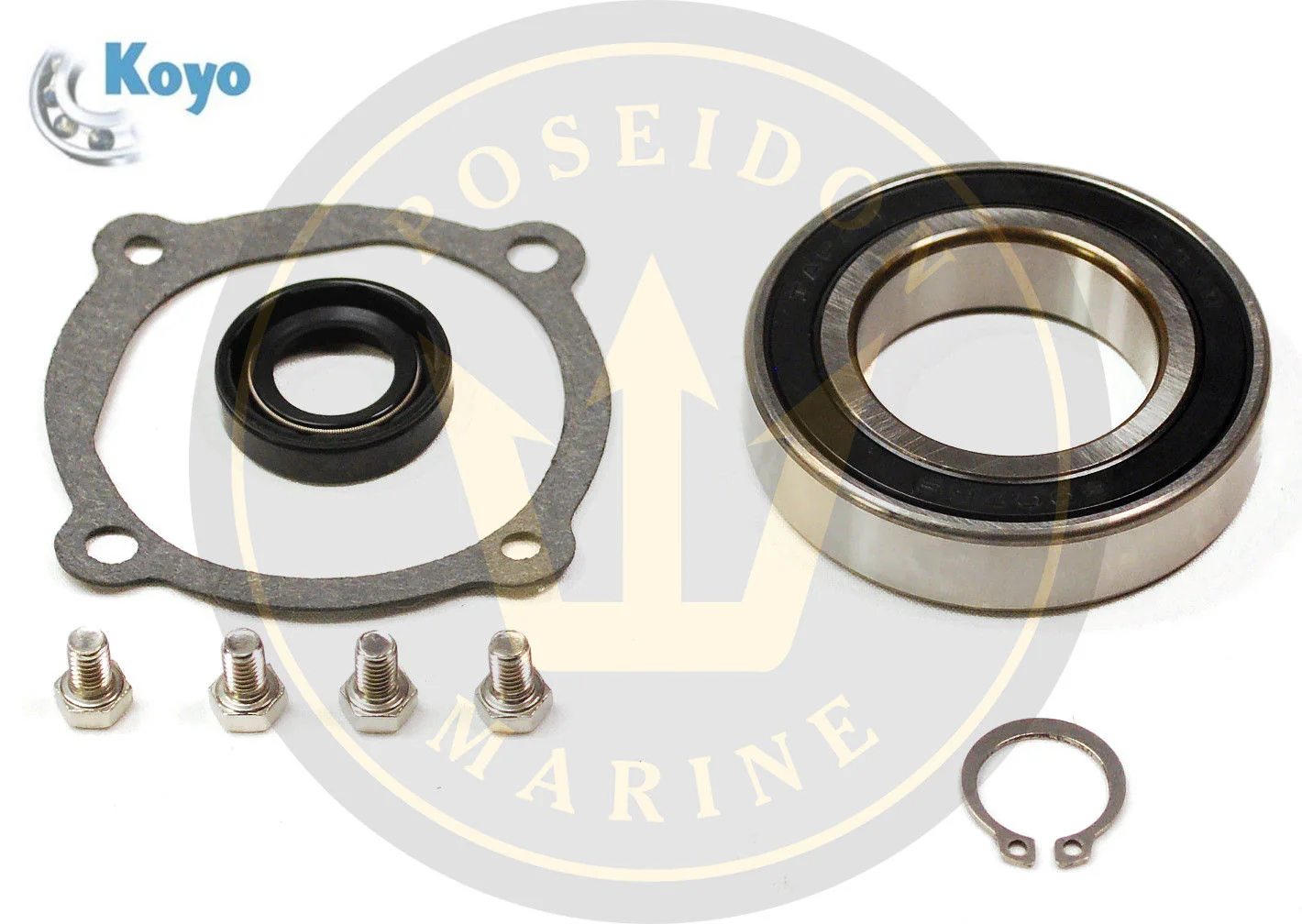 PoseidonMarine® Water pump repair kit Volvo Penta V6 V8 Pumps 856952 857451 four-bolt cover - Image 3