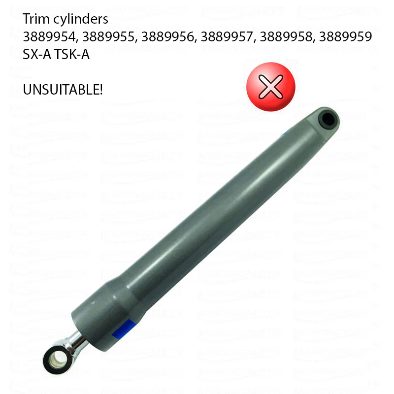 PoseidonMarine® Trim ram rebuild kit Volvo Penta SX DP-SM OMC Cobra 3854247 3885196 3857470 - Image 4