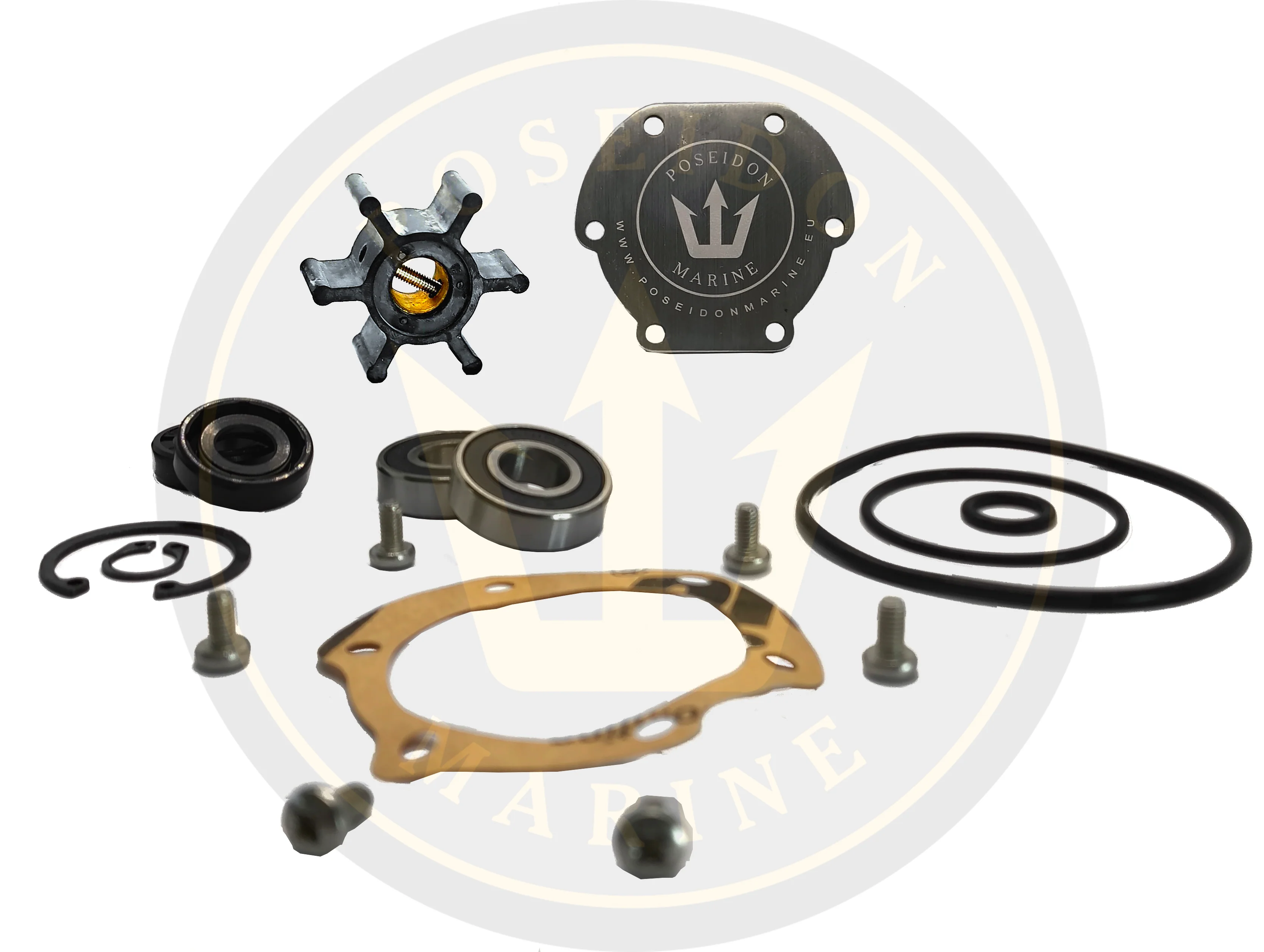 PoseidonMarine® Water pump kit Volvo Penta MD2010 MD2020 MD2030 MD2040 D1-13 D1-20 3593659 - Image 6