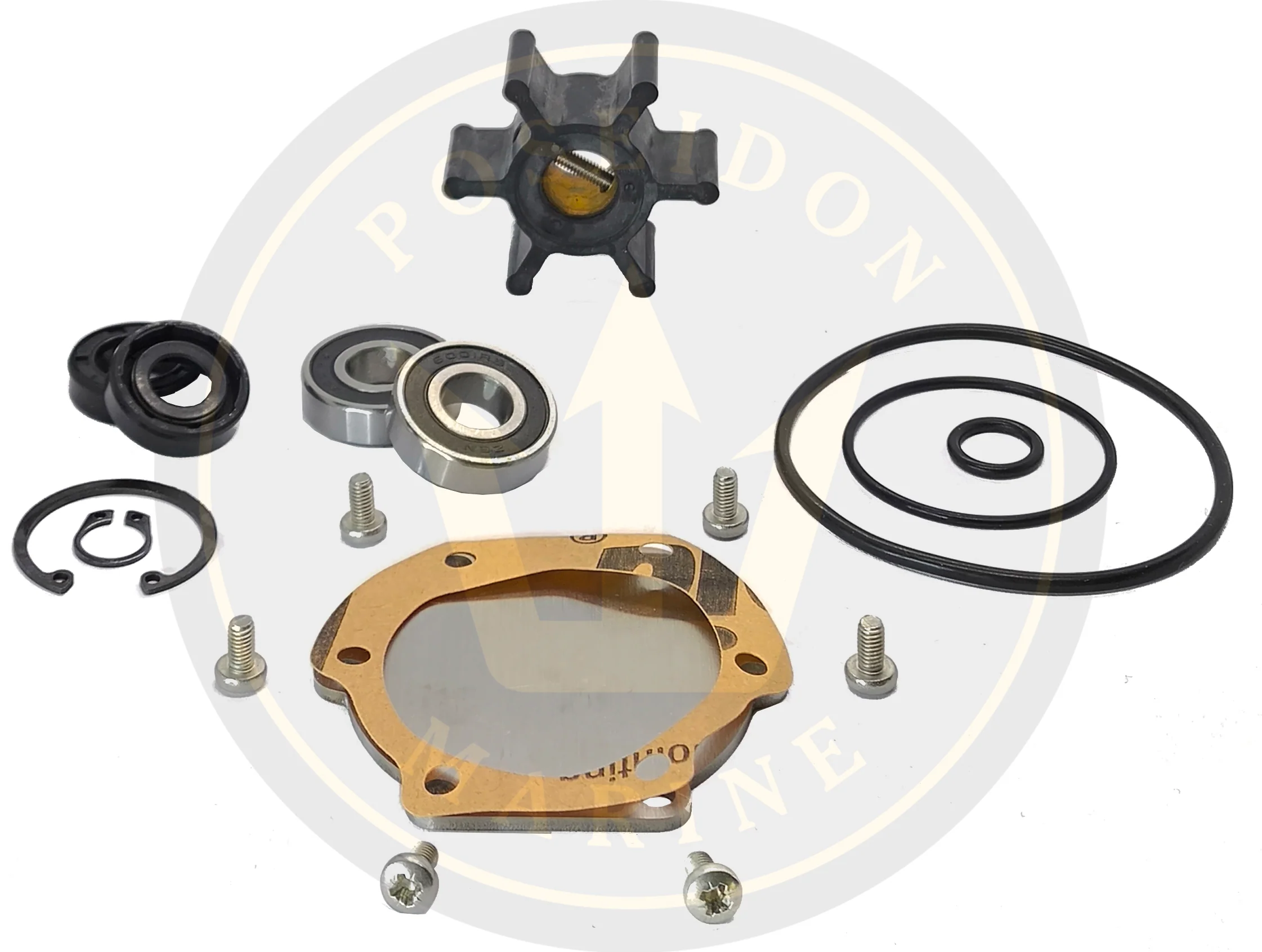 PoseidonMarine® Water pump kit Volvo Penta MD2010 MD2020 MD2030 MD2040 D1-13 D1-20 3593659 - Image 7