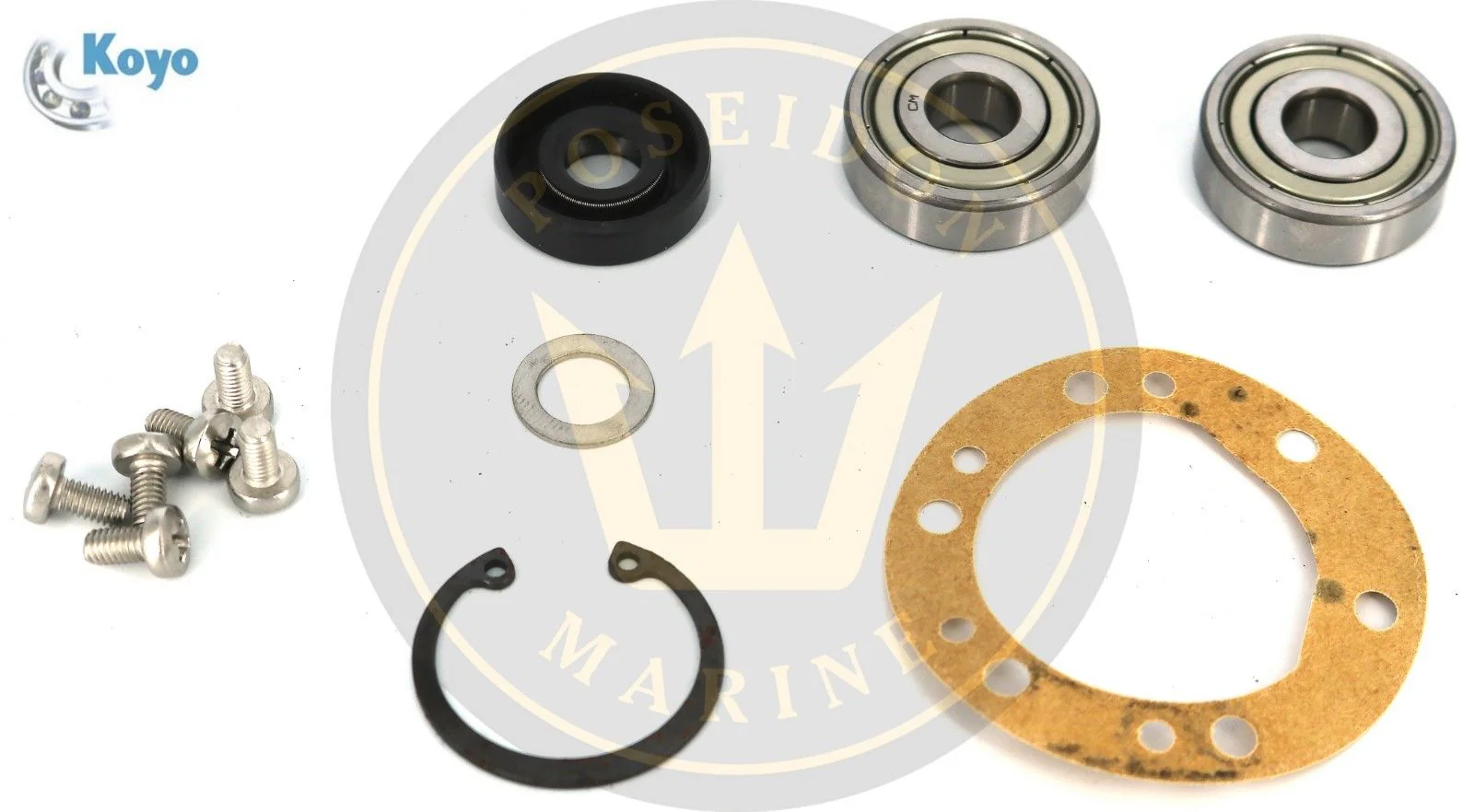 PoseidonMarine® Water pump repair kit Yanmar 2GM 3GM 104211-42070 128270-42000 - Image 3